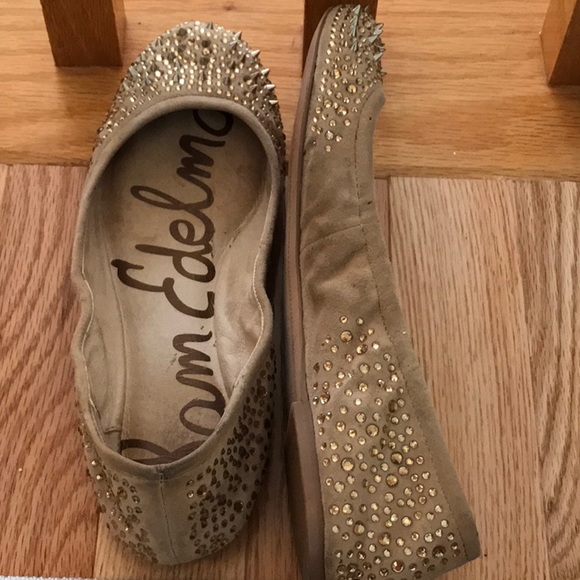 ⚡️FLASH SALE!✨ Sam Edelman Blair Embellished Spiked Ballet Flat 6 - Picture 8 of 15
